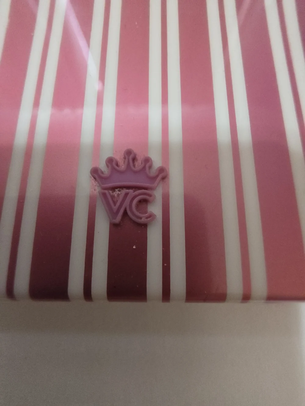 Velvet Caviar Pink and Cream Striped Phone Case